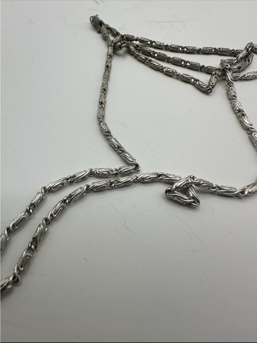 Sterling Silver 925 Figarope Milano 22” Necklace - Elegant Silver Chain- 16gr.